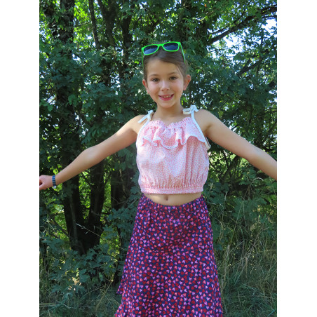 Crop top et robe Pornic du 2 au  12 ans