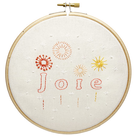 Kit de broderie sur le thème de la Joie